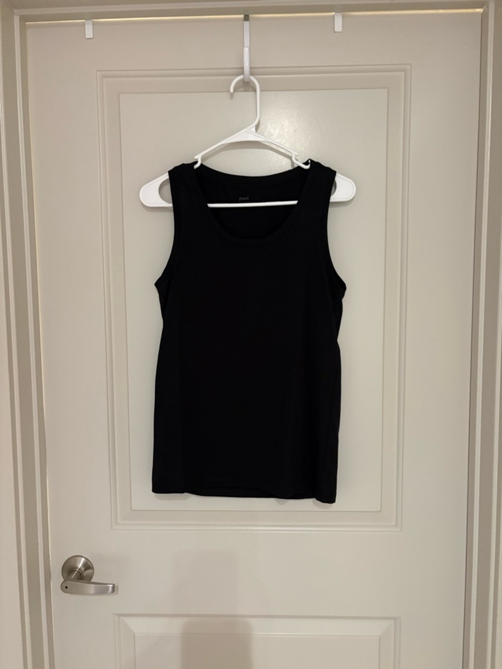 Pact organic cotton Classic Black Women's Tank Top size L